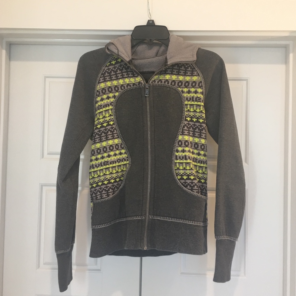 LIMITED EDITION Lululemon Scuba hoodie - unique!!
